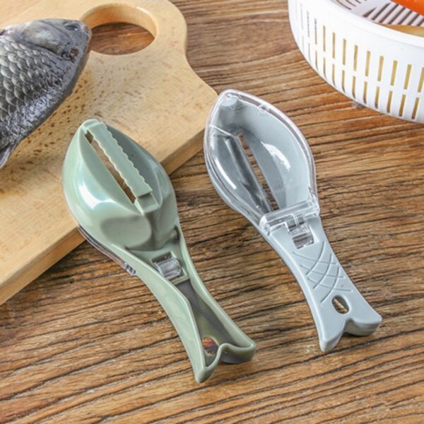 Fish Skin Brush Scraping Fish Scale Brush Grater Quick Disassembly Fish Knife Cleaning Peeling Skin Scraper Scraper Fish Scaler Kitchen Tools - Image 6